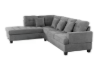 Picture of ROLLAND Reversible Sectional Sofa with Storage Ottoman