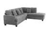 Picture of ROLLAND Reversible Sectional Sofa with Storage Ottoman
