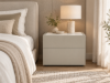 Picture of VELMONT 2-Drawer Sintered Stone Top Bedside Table